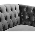 thumbnail image 6 of Meridian Furniture Michelle Gray Velvet Chair, 6 of 10
