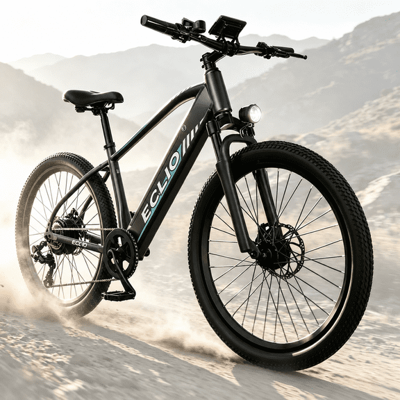 26 inch Adult Electric Bike, 750W Peak Commuter Ebike, Electric Mountain Bike 50 Mile Range, 20 mph, 7-Speed,UL2849 - Black