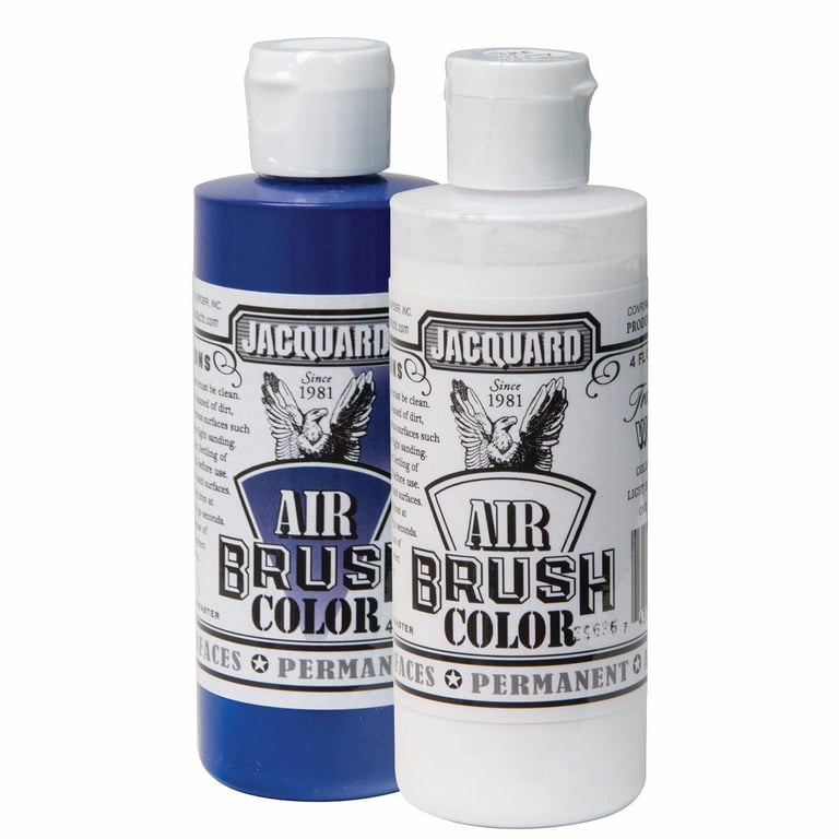 Jacquard Colore Per Aerografo 118ml - Nero Trasparente - Acrilico Fluido Artista - 4