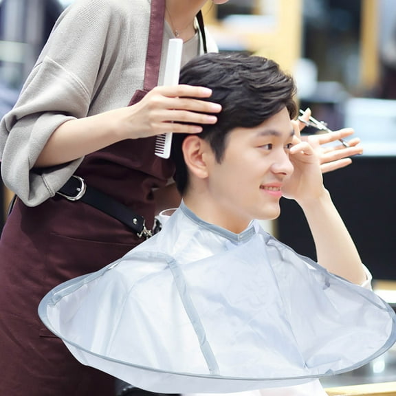 OULII 2pcs Hair Stylist Aprons for Kids in Waterproof PVC Material