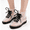 Black, variant on Womens Rain Boots Lace Up Ankle Fashion Clear Waterproof Rubber Short Rain Shoes Non-slip Garden Shoes Blue 7 Wide