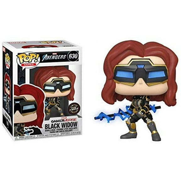 Funko POP! Games Marvel Gamerverse CHASE Black Widow #630 [Glows-in-the-Dark]