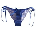 thumbnail image 4 of Women Lace Thong Low Waist Lace Panties Underwear Line Panties for Women Bikini Ruffled Panties Women Undies for Women Workout Panties Underwear Pack Briefs Women Small Womens Underwear High, 4 of 4