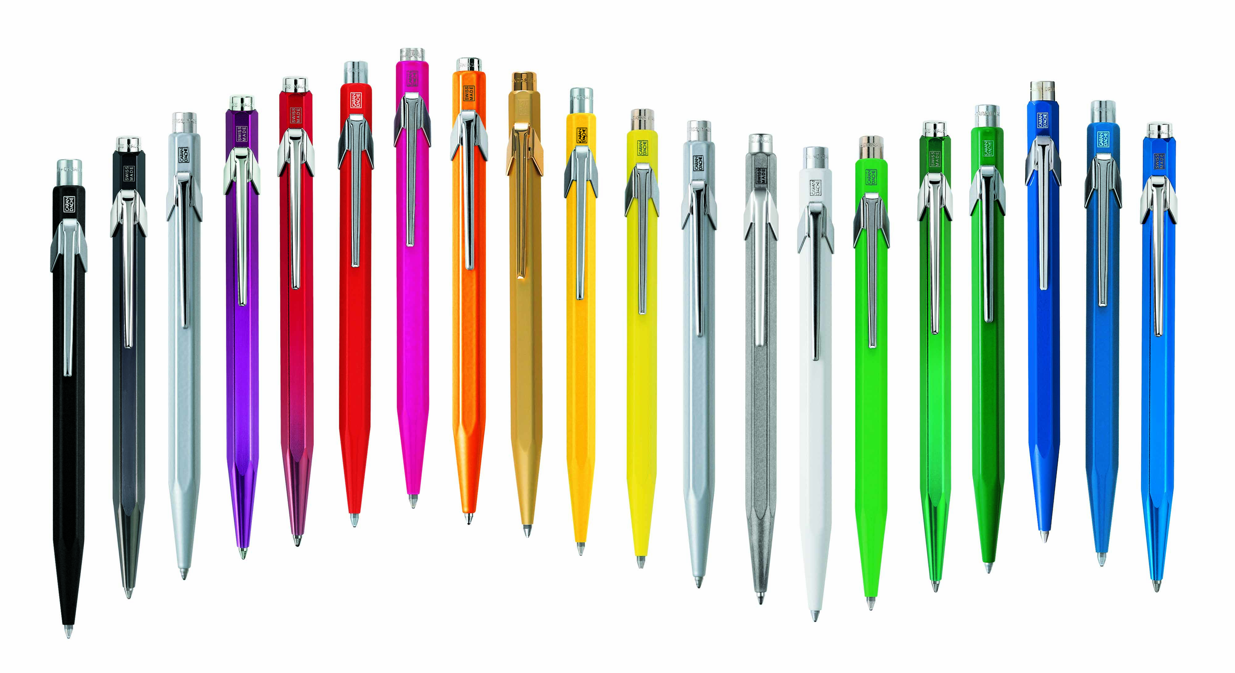 Caran d'Ache 849 Ballpoint Pen, Metal Grey