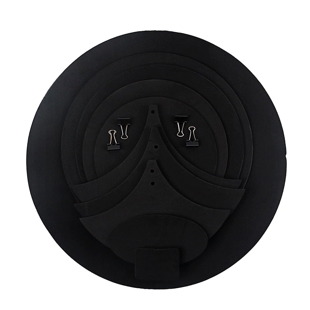 Shinysix Mute Pads,Pad Mat Drum Mat With 4 Belt Mat With Blocks Belt Mat Pad Sound Off With 4 Binder 4 Binder Clips Drum Head Pad PadsBinder Clips Drum Pad Set Drum Sound Off Blocks Siuke