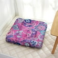 thumbnail image 2 of Paisley Meditation Cushion, Boho Floor Pillow, Square Cushion for Yoga Sitting, Meditation Pillow 22 x 22, 2 of 7