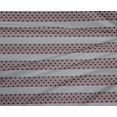 thumbnail image 4 of oneOone Tissu Polyester Lycra Bordeaux Rayé & Chevron Géométrique Tissu pour Robe Imprimé Tissu au Mètre 56 Pouces de Large, 4 of 4