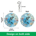 thumbnail image 2 of WIRESTER Wind Spinners Outdoor Hanging Décor 8" for Yard and Garden Decor, Outdoor Decorations - Ocean Blue Turtles, 2 of 7
