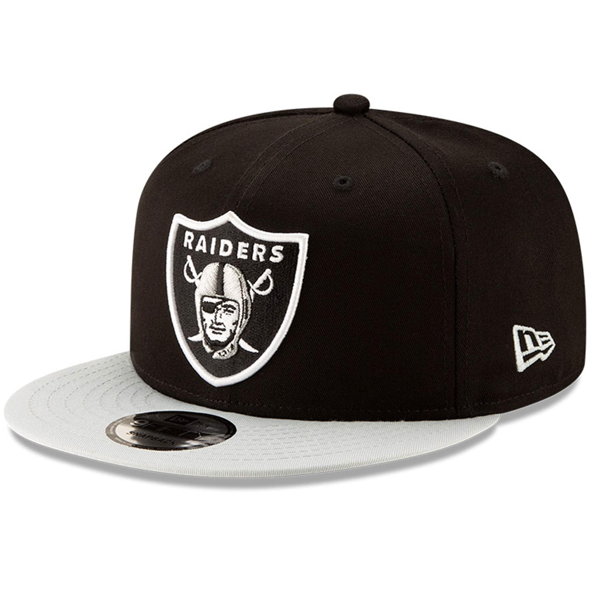 Las Vegas Raiders New Era 2-Tone Basic 9FIFTY Snapback Hat ...