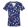 thumbnail image 1 of Printed Clothes Short-sleeved Split Set Doctor's Wash-washing Clothes Summer Thin Cotton Surgical Operating Room Work Clothes, 1 of 6