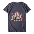thumbnail image 2 of jsaierl Women's Christmas Shirts Short Sleeve Gnomes Graphic Tops Casual Crewneck Shirt Bleached Oversized Tees Blouse Top Women Fall Fashion 2023, 2 of 6