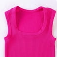 thumbnail image 4 of Stamzod Women's Summer U Neck Tank Tops Workout Cropped Ribbed Summer Camisole Sleeveless Clothes 2026 Hot Pink M, 4 of 5