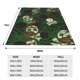 thumbnail image 3 of Fotbe Camouflage Skull Manta de Franela Acolchonada con Estampado, Súper Suave y Esponjosa, Extra Grande para Sofá, Cama, Uso Todo el Año-60"x50", 3 of 7