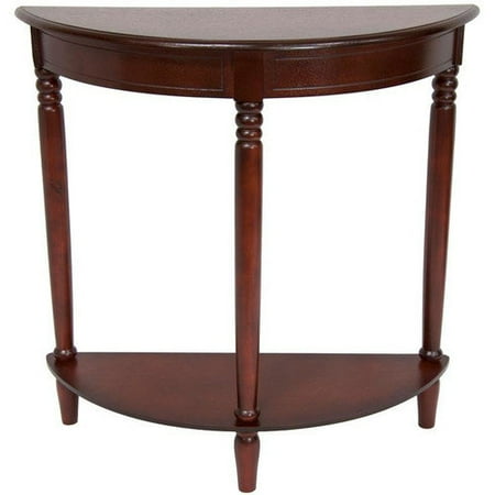 Oriental Furniture Half Round Console Table