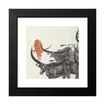 thumbnail image 2 of Stefan Martin 20x20 Black Modern Framed Museum Art Print Titled - Ronnie and the Chief's Son Pl2 (1962), 2 of 5
