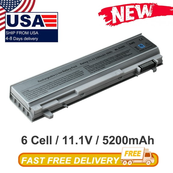 New Laptop Battery For Dell Latitude E6400 E6410 E6500 E6510 E8400 PT434 PT435