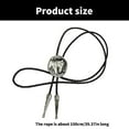 thumbnail image 5 of Punk Western Cowboy Bolo Tie Horse Necktie Necklace Costume Accessory, 5 of 19
