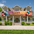 thumbnail image 5 of LUUFILx Happy Retirement Party Banner Decorations Photo Background Colorful Balloon Backdrop Gift Celebration Sign Event Supplies Decors Retirement Party, 5 of 7