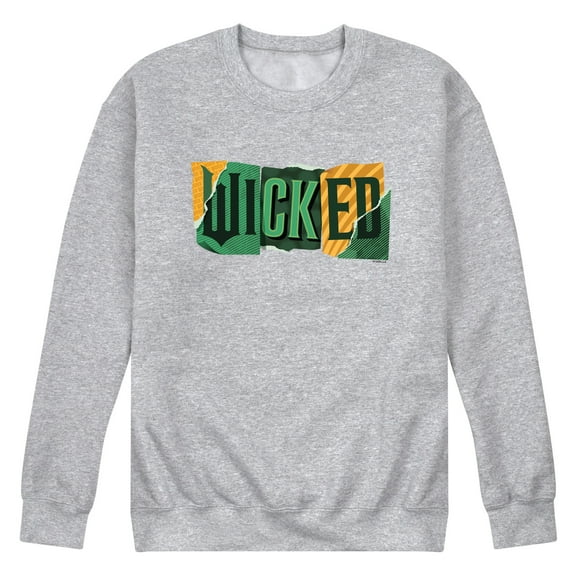 Wicked: Part 2 -  Tear Logo - Men's Long Sleeve Crew Fleece Sweatshirt