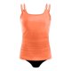 thumbnail image 5 of Conjunto de Bikini de Cintura Alta para Mujeres sin Mangas Sólido, Empujable Acolchado Traje de Baño de Corte Alto Ropa de Playa de Verano, 5 of 6
