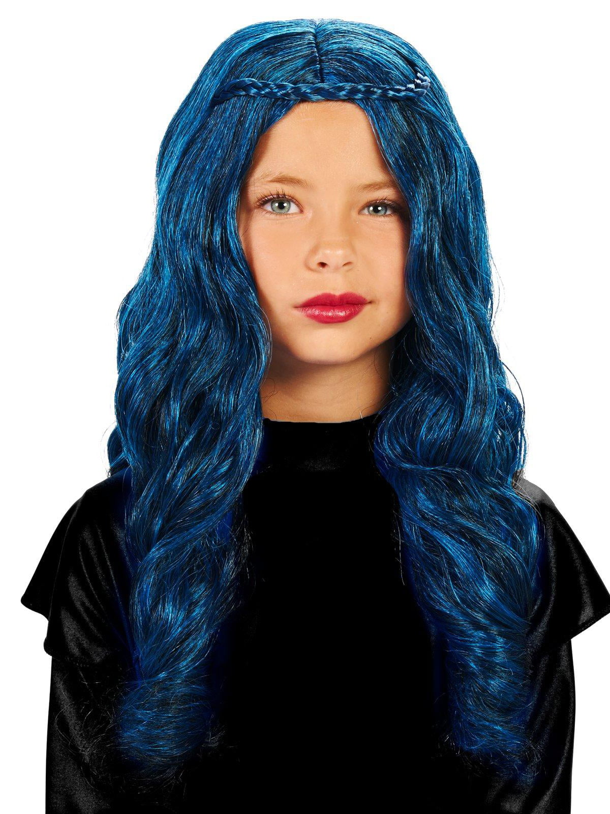 Dress Up & Pretend Play Descendants 2 Child Blue Evie Wig Wigs
