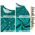 thumbnail image 6 of Fantaslook Long Sleeve Shirts for Women Fall Tops Dressy Casual Blouses Pleated V Neck Tunic Tops, 6 of 8
