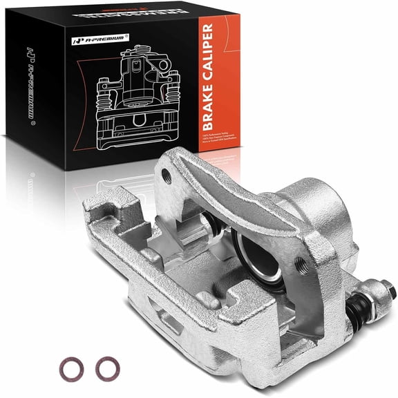 A-Premium Disc Brake Caliper Assembly with Bracket Compatible with Select Mazda Models - CX-9 2007 2008 2009 2010 2011 2012 2013 2014 2015, 3.5L 3.7L - Rear Left Driver Side