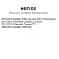 thumbnail image 2 of Kugel Rear Wheel Bearing and Hub Assembly Pair for Car Cadillac CTS Chevrolet Camaro - Left Right Side (Driver Passenger) K70-100777, 2 of 11