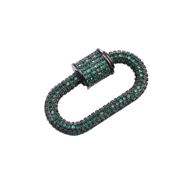 Advancent Broche de diamantes de imitación para mujer Almacenamiento y organización del hogar Verde Advancent HA075722-07
