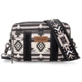 thumbnail image 1 of Bandolera Montana West Wrangler Boho Aztec Black para mujer, 1 of 6