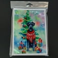 thumbnail image 3 of Kerry Blue Terrier Christmas Greeting Cards Pack of 8 7 in x 5 in, 3 of 3