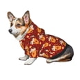 thumbnail image 7 of Salouo Heart Christmas Hot Cocoa Pattern Small Dog Hoodie Sweatshirts Dog Clothes Coat Clothing Puppy Sweater Outfit Pullover Pet Winter Coat Sweater Outfit-X-Large, 7 of 7