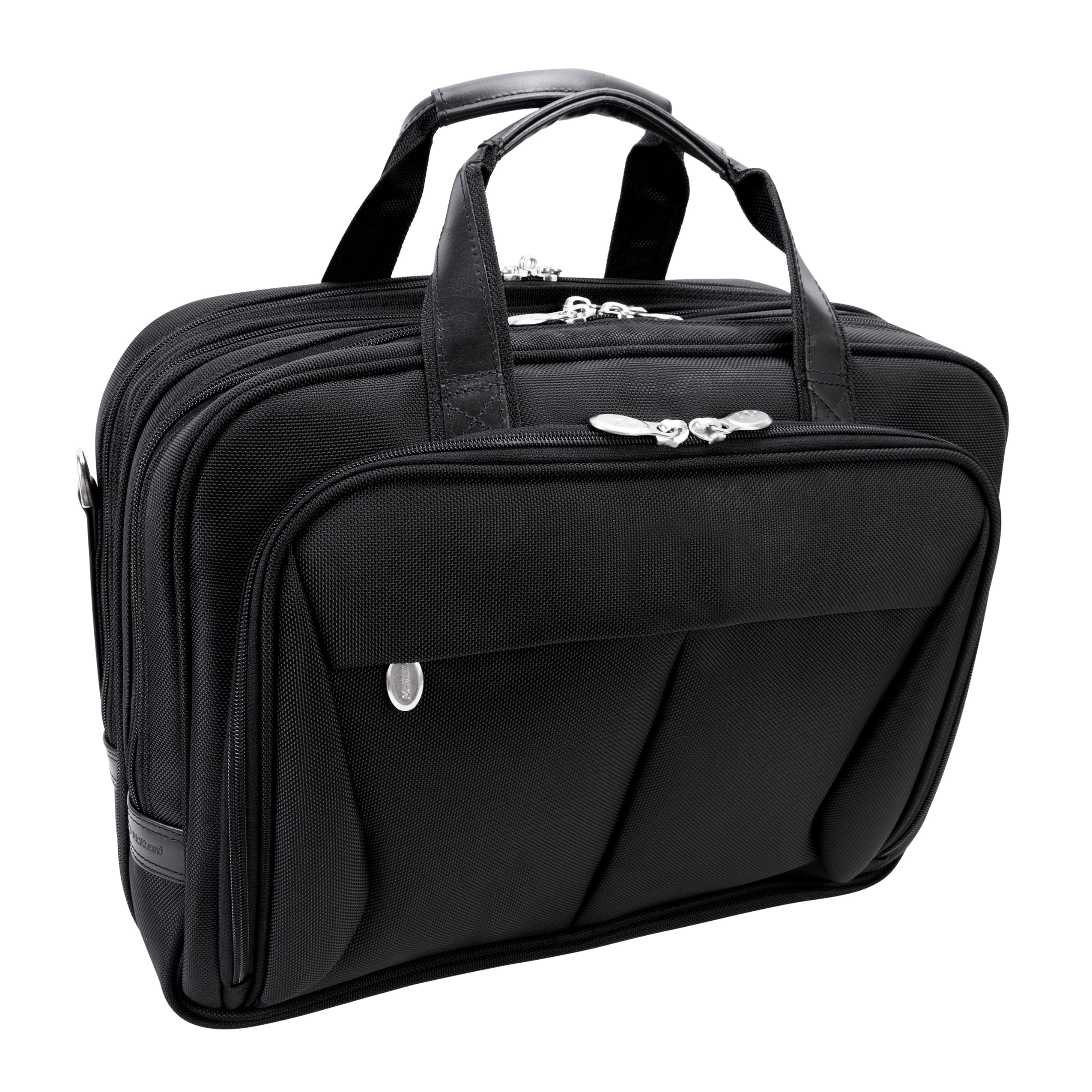 McKlein PEARSON, Expandable Double Compartment Laptop Briefcase, Tech ...