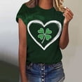 thumbnail image 2 of Levmjia Womens T Shirt St Patricks Day Short Sleeve Crew Neck Casual Versatile Top Soft Breathable Polyester Loose Fit Graphic Tee, 2 of 7