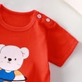 thumbnail image 3 of YEPGAR Toddler Girl Cotton Short Sleeve T Shirts Summer Boy Graphic Tees Baby (Red, 18-24 Months), 3 of 4