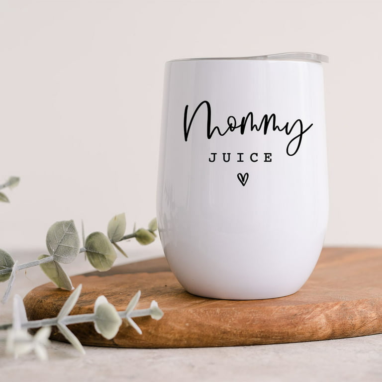 Funny Wine Tumbler Mommy Juice Laser Engraved Insulated
