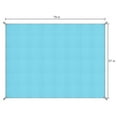 thumbnail image 2 of HAITRAL Beach Blanket, Sand Free Beach Mat Blanket (Size: 79" x 57") Waterproof Sandproof, Easy to Clean, Fast Dry, for Camping and Outdoor (HT-A015), 2 of 5
