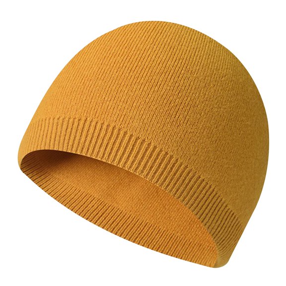 Alinwnia Unisex Brimless Knitted-Beanie Above Ears Fashion Fisherman Skulls Cap Hat for Men Women Winter Hats For Women Mens Cap Soft Warm Plain Toboggan Hats For Cold Weather