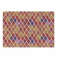 thumbnail image 1 of Abstract Cutting Board, Diamond Shaped Mosaic Crossed Geometric Forms in Watercolor Picture, Decorative Tempered Glass Cutting and Serving Board, Small Size, Orange Purple Pink, by Ambesonne, 1 of 1