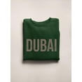 thumbnail image 3 of Dubai Bronze Lettering Banner Sweatshirt Men -Image by Shutterstock, Male x-Large, 3 of 4