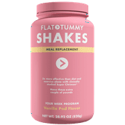 Flat Tummy Vanilla Shakes - Super Food Protein Meal Replacement (4 Week)