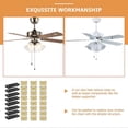 thumbnail image 3 of 8 Sets Ceiling Fan Blades Balance Kits Fan Balancing Clips Metal Balance Weights, 3 of 3