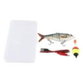 thumbnail image 1 of Cebo de natación robótico con Luz LED verde Cebo de pesca eléctrico recargable de múltiples articulaciones, 1 of 10