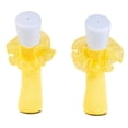 thumbnail image 2 of Girls Big Ruffles Ankle Socks Toddler Girl Frilly Dress Socks Cotton Double Lace Fold Over Fancy Sock for Baby Toddler Kids Easter Flower Girl Back School Wedding Party Outfit Daily Wear, 2 of 4