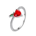 thumbnail image 2 of Ladies Fashion Creative Cute Fruit Ring Index Finger Ring Pendant Ring, 2 of 8