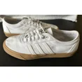 thumbnail image 1 of Size 12 Ad-id-as Adi Ease White Canvas Low Top Sneakers Men's Shoes, 1 of 6