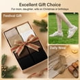 thumbnail image 7 of 12 Pairs Cute Crew Socks for Women, Neutral Casual Aesthetic Socks, 7 of 7