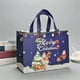 thumbnail image 1 of Bolsas reutilizables navideñas | Bolsas grandes de tela no tejida para compras y regalos | Bolsas multiusos de 32 x 24 x 17 cm, 1 of 1