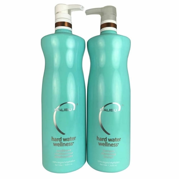 Malibu C Hard Water Wellness Shampoo and Conditioner Duo Set 33.8 oz Each