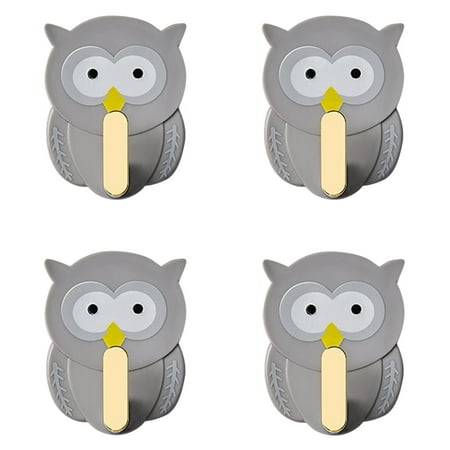 

Off Promotions! Jiiey Wall Hooks Home Decor Cute Holder Strong Holder Wall Mount Hook Seamless Sticker Home Kitchen Bathroom Hook Up 4Pc Hooks